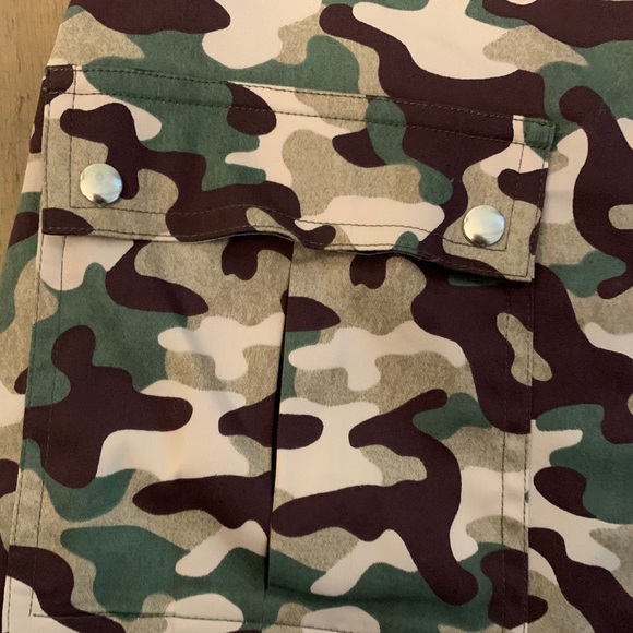 Zara  Mini Skort Small NEW Camouflage - Picture 6 of 9